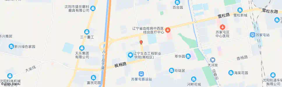 沈阳苏家屯消防中队_公交站地图_沈阳公交_妙搜公交查询2025