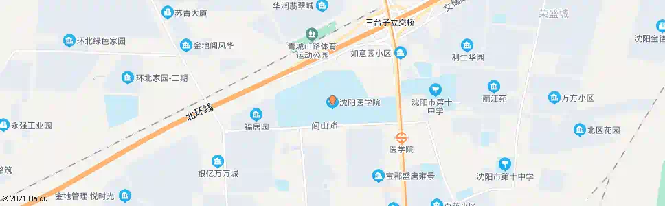 沈阳医学院站_公交站地图_沈阳公交_妙搜公交查询2025