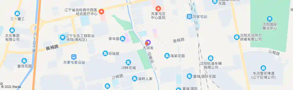 沈阳苏家屯大润发超市_公交站地图_沈阳公交_妙搜公交查询2025