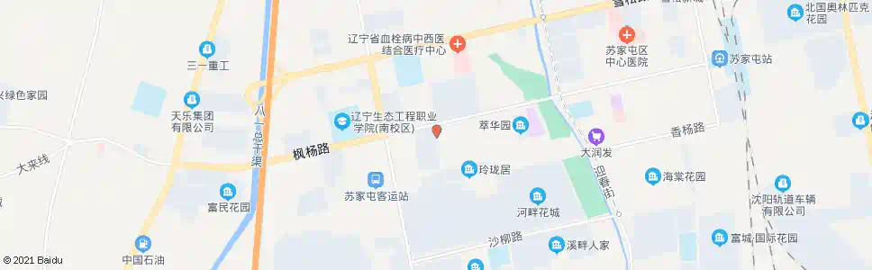 沈阳一克拉广场_公交站地图_沈阳公交_妙搜公交查询2025