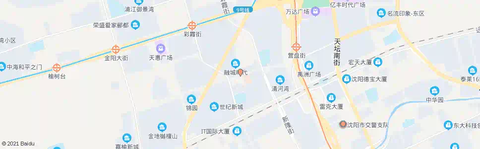 沈阳浑南新区医院_公交站地图_沈阳公交_妙搜公交查询2025