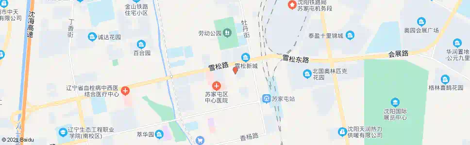 沈阳玫瑰街北九路_公交站地图_沈阳公交_妙搜公交查询2025