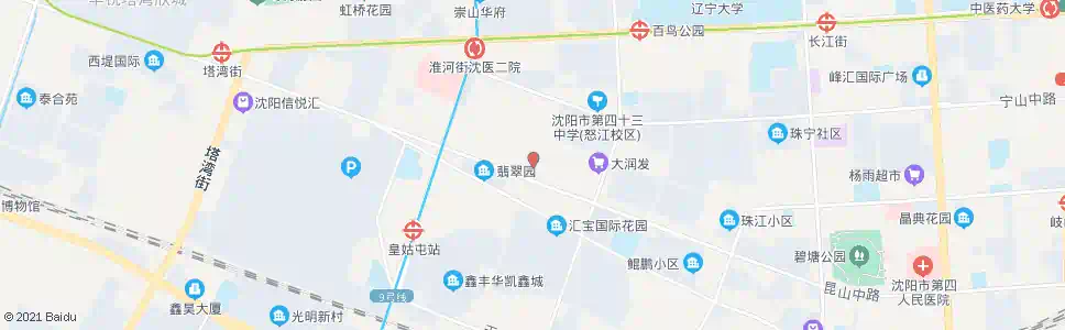 沈阳延河街昆山路_公交站地图_沈阳公交_妙搜公交查询2025