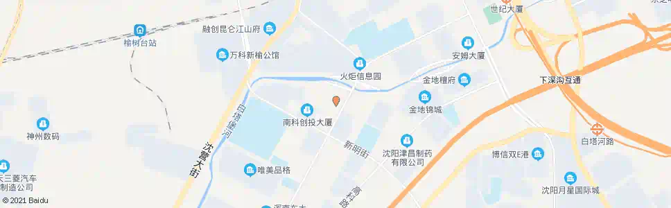沈阳东大软件园正门_公交站地图_沈阳公交_妙搜公交查询2025