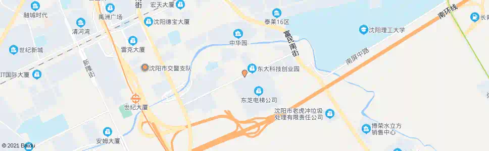 沈阳飞云路新岛街_公交站地图_沈阳公交_妙搜公交查询2025