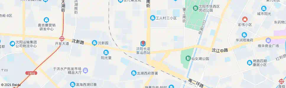 沈阳长客西站_公交站地图_沈阳公交_妙搜公交查询2025