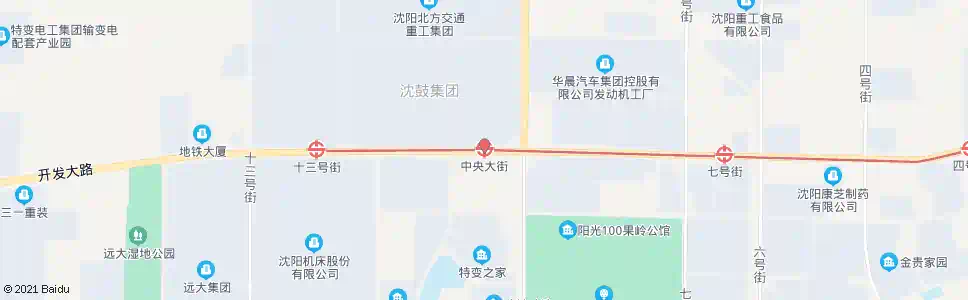沈阳中央大街地铁站_公交站地图_沈阳公交_妙搜公交查询2025
