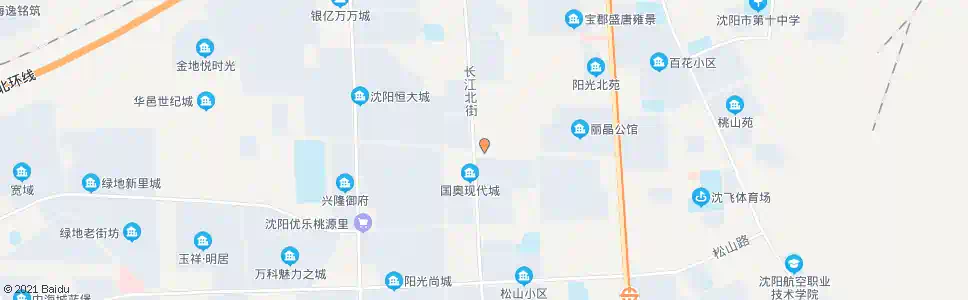 沈阳千山西路长江街_公交站地图_沈阳公交_妙搜公交查询2025