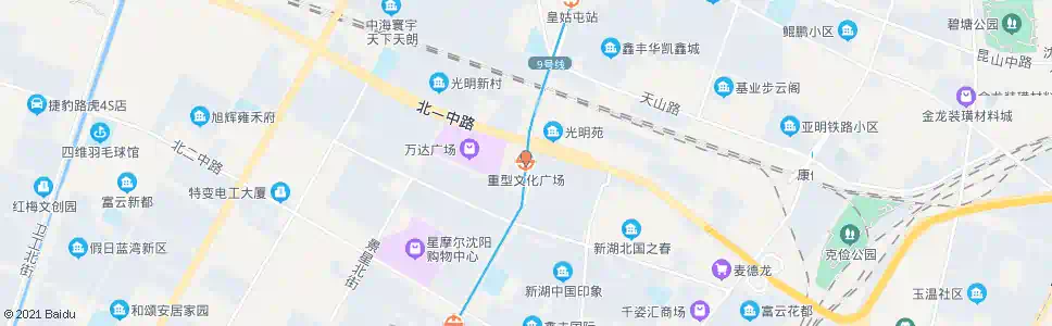 沈阳重型文化广场_公交站地图_沈阳公交_妙搜公交查询2025