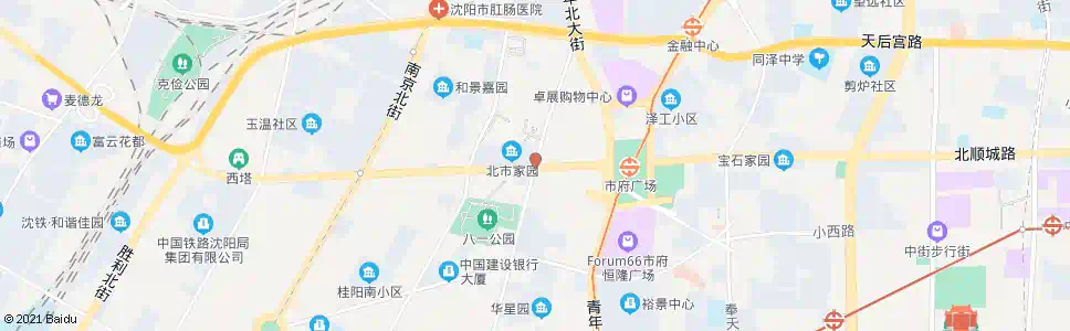 沈阳北三经街_公交站地图_沈阳公交_妙搜公交查询2025