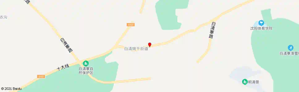 沈阳白清_公交站地图_沈阳公交_妙搜公交查询2025