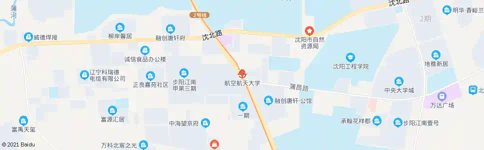 沈阳沈阳航空航天大学_公交站地图_沈阳公交_妙搜公交查询2025