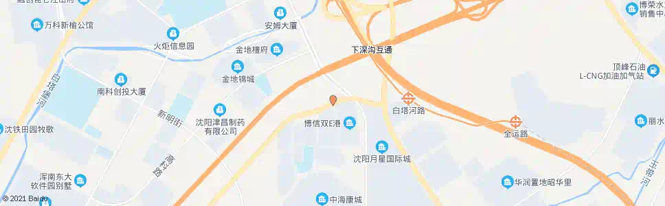 沈阳双E港小区_公交站地图_沈阳公交_妙搜公交查询2025