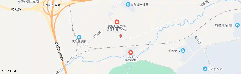 沈阳英达桥头_公交站地图_沈阳公交_妙搜公交查询2025