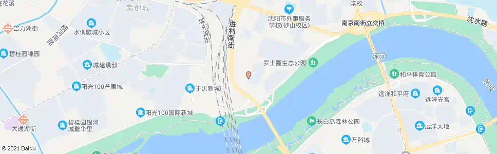 沈阳砂山街玉屏二路_公交站地图_沈阳公交_妙搜公交查询2025