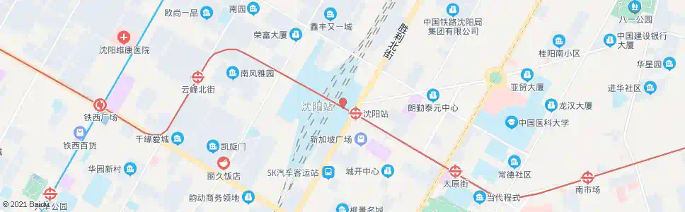 沈阳沈阳站客运站_公交站地图_沈阳公交_妙搜公交查询2025