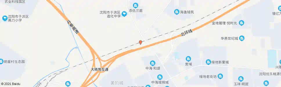 沈阳小转弯桥_公交站地图_沈阳公交_妙搜公交查询2025