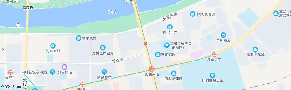 沈阳在水一方社区_公交站地图_沈阳公交_妙搜公交查询2025
