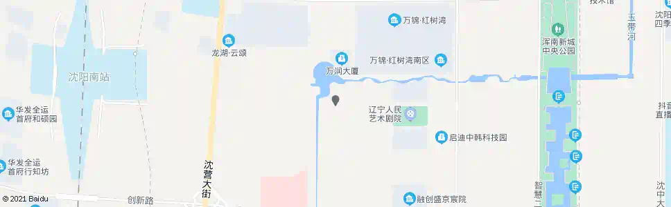 沈阳新运河路白塔二街_公交站地图_沈阳公交_妙搜公交查询2025