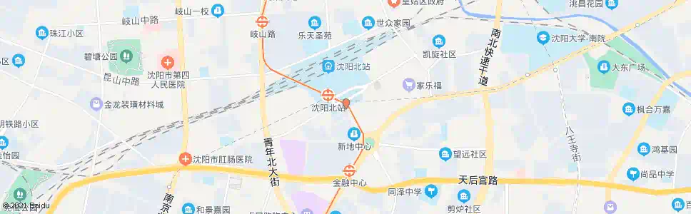 沈阳沈北客运站_公交站地图_沈阳公交_妙搜公交查询2025