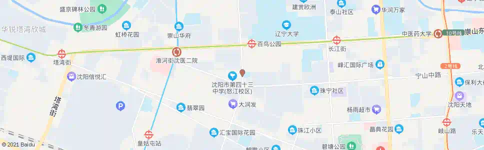 沈阳赤山路怒江街_公交站地图_沈阳公交_妙搜公交查询2025