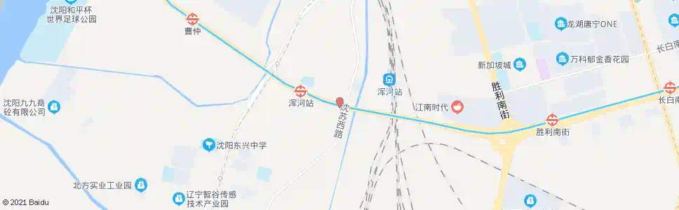 沈阳浑南西路沈苏西路_公交站地图_沈阳公交_妙搜公交查询2025