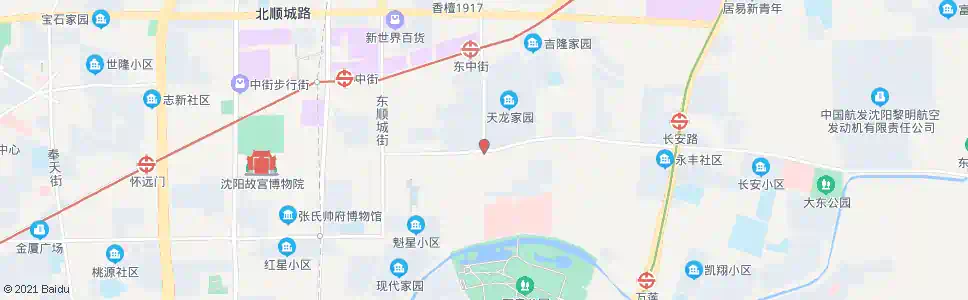 沈阳小什字街大东路_公交站地图_沈阳公交_妙搜公交查询2025