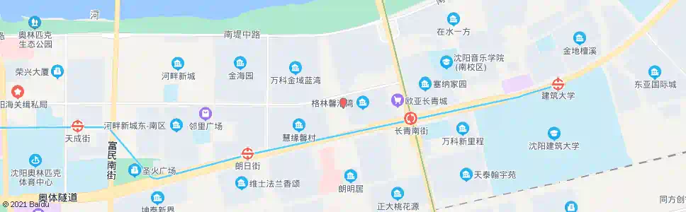 沈阳朗明街浑南中路_公交站地图_沈阳公交_妙搜公交查询2025