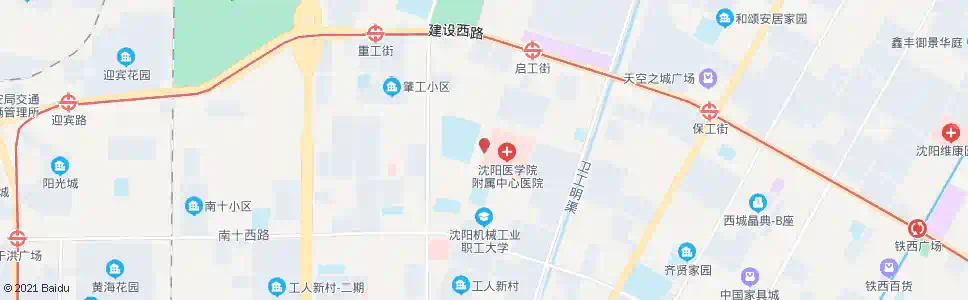 沈阳启工街南八路_公交站地图_沈阳公交_妙搜公交查询2025