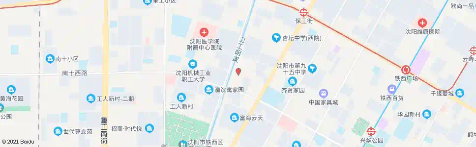 沈阳南九路卫工街_公交站地图_沈阳公交_妙搜公交查询2025