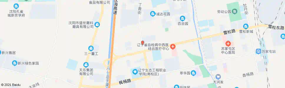 沈阳丁香苑_公交站地图_沈阳公交_妙搜公交查询2025