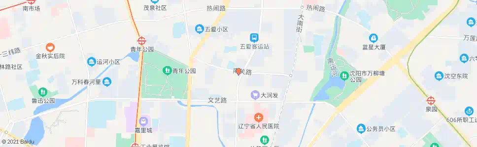 沈阳辽美印刷厂_公交站地图_沈阳公交_妙搜公交查询2025