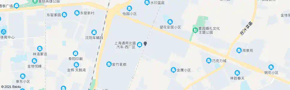 沈阳上海通用北盛汽车_公交站地图_沈阳公交_妙搜公交查询2025