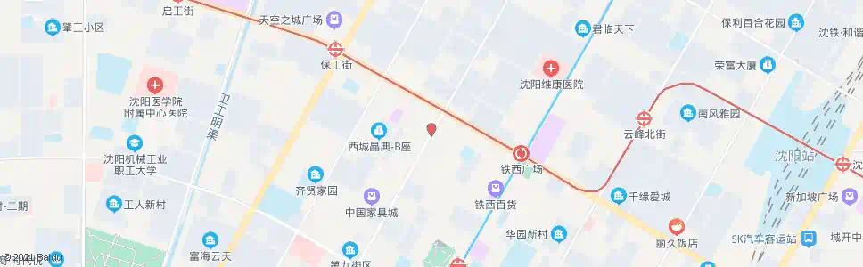 沈阳景星街南六路_公交站地图_沈阳公交_妙搜公交查询2025
