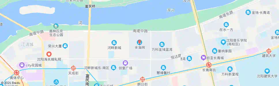 沈阳金海园_公交站地图_沈阳公交_妙搜公交查询2025