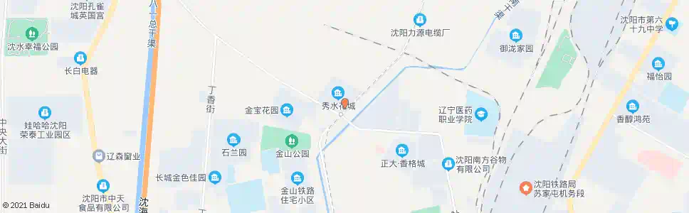 沈阳秀水花城_公交站地图_沈阳公交_妙搜公交查询2025