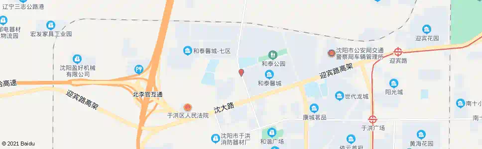 沈阳东平湖沈大路_公交站地图_沈阳公交_妙搜公交查询2025