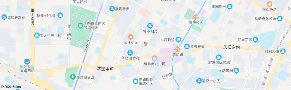 沈阳景星街南十二路_公交站地图_沈阳公交_妙搜公交查询2025