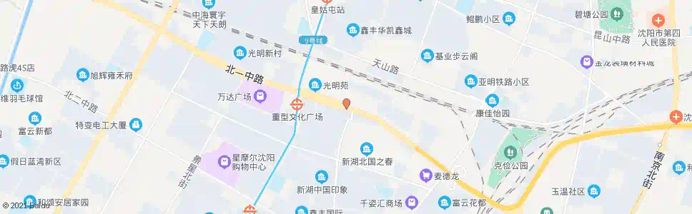 沈阳北一东路65号_公交站地图_沈阳公交_妙搜公交查询2025