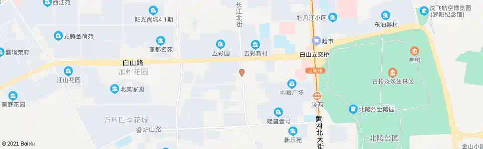 沈阳长江街北行_公交站地图_沈阳公交_妙搜公交查询2025
