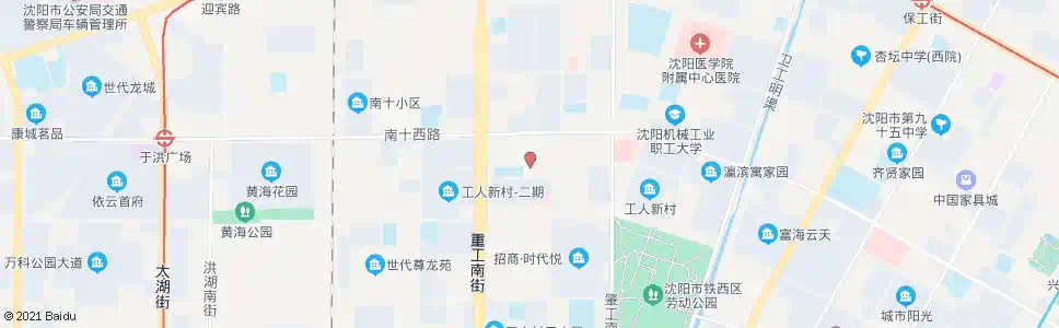 沈阳赞工街南十路_公交站地图_沈阳公交_妙搜公交查询2025