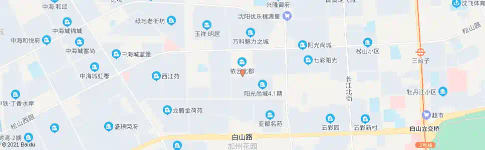 沈阳依云北郡正门_公交站地图_沈阳公交_妙搜公交查询2025