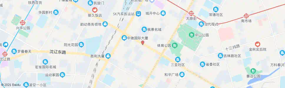 沈阳南五马路民族街_公交站地图_沈阳公交_妙搜公交查询2025