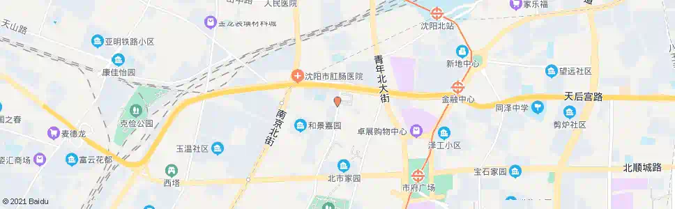 沈阳总站路阜新二街_公交站地图_沈阳公交_妙搜公交查询2025