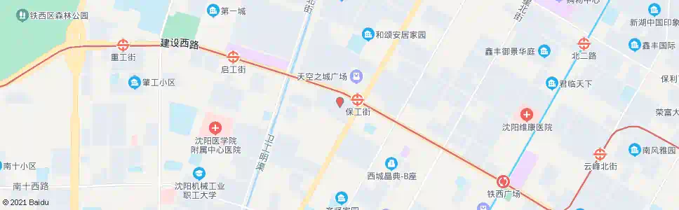 沈阳香江家具_公交站地图_沈阳公交_妙搜公交查询2025