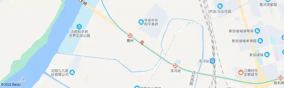 沈阳南阳湖桥东_公交站地图_沈阳公交_妙搜公交查询2025
