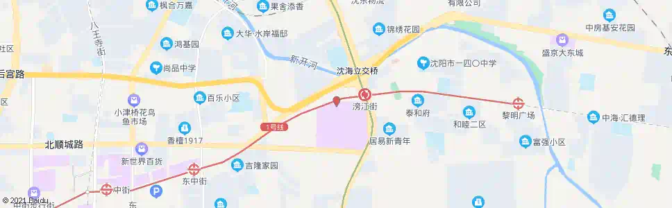 沈阳龙之梦红星美凯龙(长客总站)_公交站地图_沈阳公交_妙搜公交查询2025
