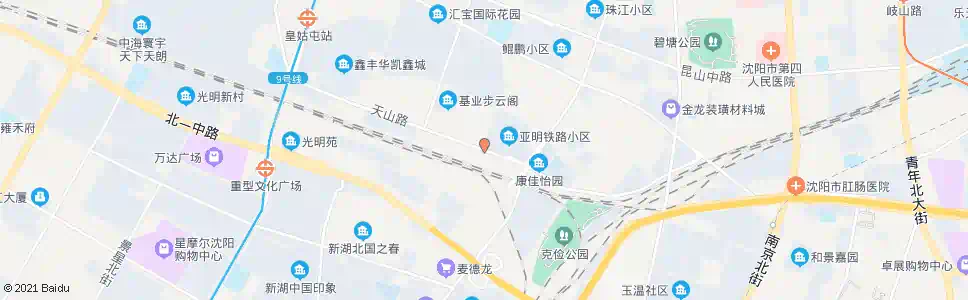 沈阳华山路新安江街_公交站地图_沈阳公交_妙搜公交查询2025
