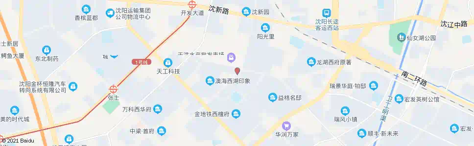 沈阳洪湖一街_公交站地图_沈阳公交_妙搜公交查询2025