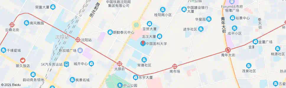 沈阳中国医科大学_公交站地图_沈阳公交_妙搜公交查询2025